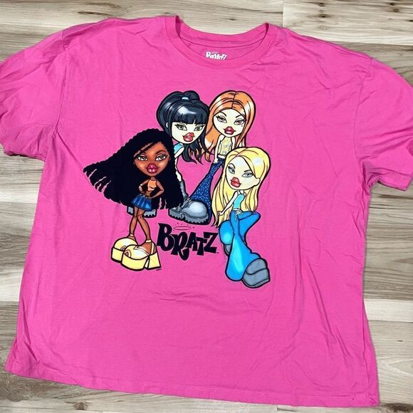 Bratz Pink Short Sleeve Graphic Tee Shirt Women’s 2XL - Picture 1 of 3